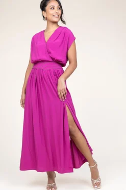 Outlet Louizon Ecovero Maxi Dress Yacinthe | Purple... | | Little Soho