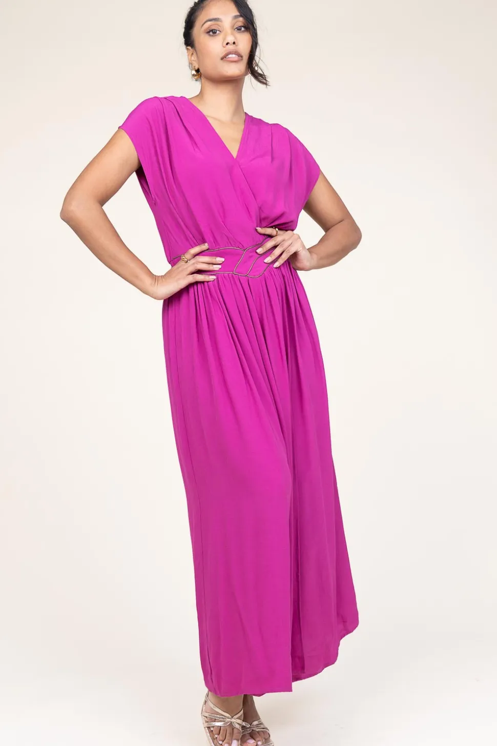 Outlet Louizon Ecovero Maxi Dress Yacinthe | Purple... | | Little Soho