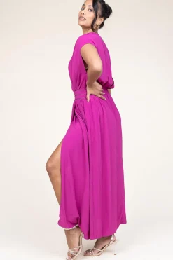 Outlet Louizon Ecovero Maxi Dress Yacinthe | Purple... | | Little Soho