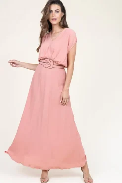 Cheap Louizon Ecovero Maxi Dress Yaramo | Pink... | | Little Soho