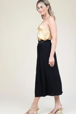 Best Sale Louizon Ecovero Midi Skirt Yvana | Black... | | Little Soho