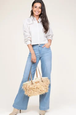 Best Sale ba&sh Embroidery Blouse Emily | Natural... | | Little Soho