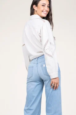 Best Sale ba&sh Embroidery Blouse Emily | Natural... | | Little Soho