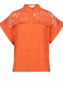 Clearance Suncoo Embroidery Blouse Lina | Orange... | | Little Soho