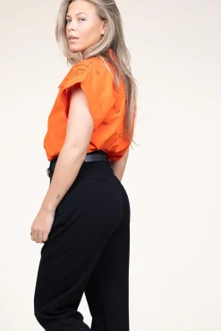 Clearance Suncoo Embroidery Blouse Lina | Orange... | | Little Soho