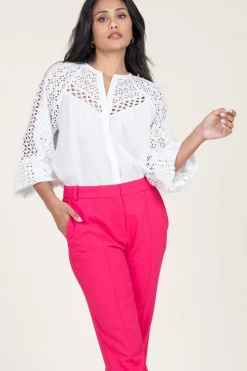 Cheap Suncoo Embroidery Blouse Lovely | White... | | Little Soho