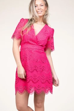Fashion Suncoo Embroidery Dress Chirel | Pink... | | Little Soho
