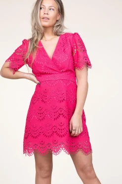 Fashion Suncoo Embroidery Dress Chirel | Pink... | | Little Soho