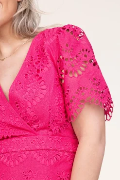Fashion Suncoo Embroidery Dress Chirel | Pink... | | Little Soho