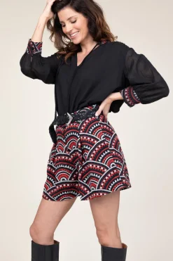 Cheap Greek Archaic Kori Embroidery Short Daphne | Red... | | Little Soho