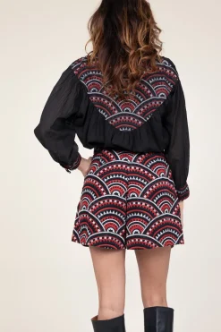 Cheap Greek Archaic Kori Embroidery Short Daphne | Red... | | Little Soho