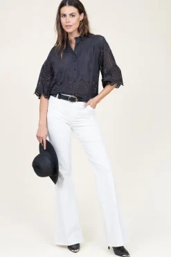 Sale Lollys Laundry Embroidery Top Louise | Black... | | Little Soho