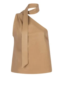 Outlet Dante 6 Faux Leather Top Vienna | Camel... | | Little Soho
