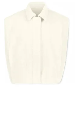 Shop STUDIO AR Faux Mohair Waistcoat Helen | Natural... | | Little Soho