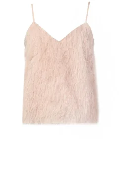 Flash Sale Twinset Feather Top Cupcake | Nude... | | Little Soho