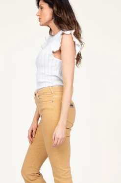 Best Kocca Fine Knitted Top With Ruffles Curuana | White... | | Little Soho