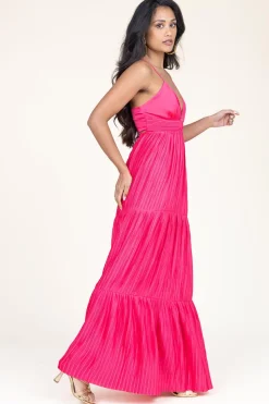 New ba&sh Flowey Maxi Dress Wasta | Pink... | | Little Soho