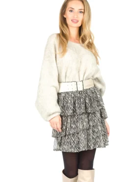 Store Magali Pascal Herringbone Belt Laurena | Natural... | | Little Soho