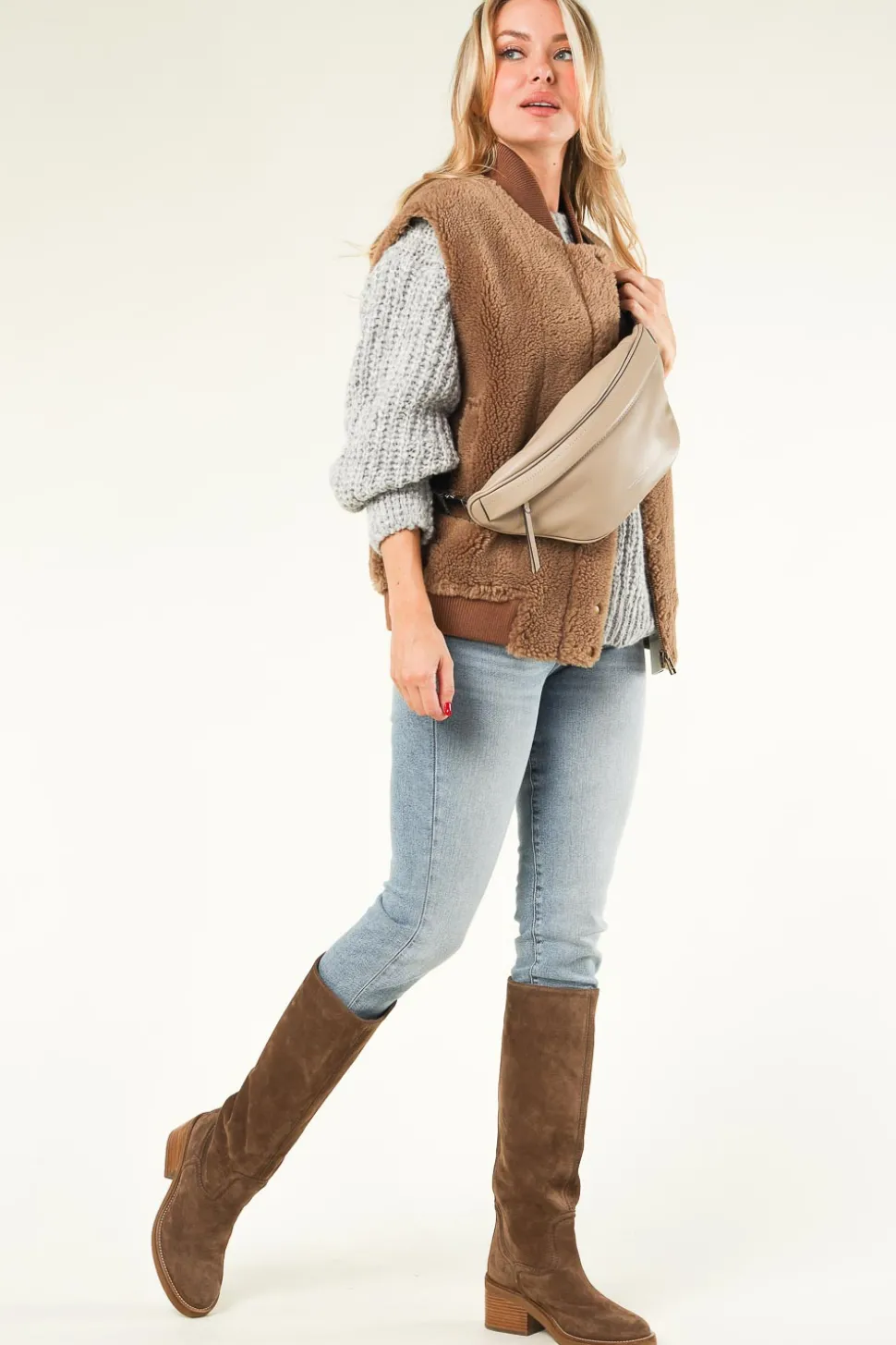 Store Nubikk High Boots Cassy | Taupe... | | Little Soho