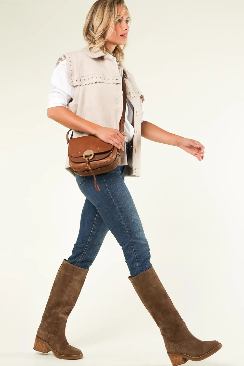 Store Nubikk High Boots Cassy | Taupe... | | Little Soho