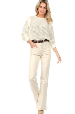 Outlet Lois Jeans High Retro Flare Jeans Riley L34 | Natural... | | Little Soho