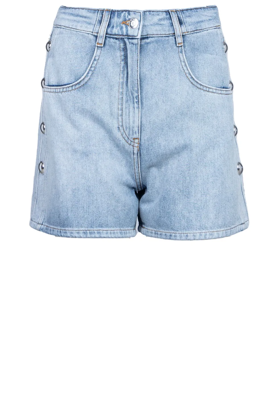 Outlet IRO High Waist Denim Short Canio | Blue... | | Little Soho