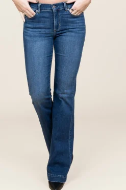 Best Sale Liu Jo High Waist Flared Broek Beat L35 | Blue... | | Little Soho