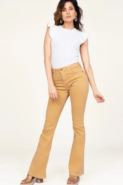 Fashion Lois Jeans High Waist Flared Jeans Raval L34 | Yellow... | | Little Soho