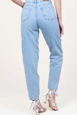 Online Berenice High Waist Jeans With Embroidery Colorado | Blue... | | Little Soho
