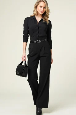 Sale D-ETOILES CASIOPE High Waist Pants From Travelwear Evita | Black... | | Little Soho