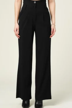 Sale D-ETOILES CASIOPE High Waist Pants From Travelwear Evita | Black... | | Little Soho