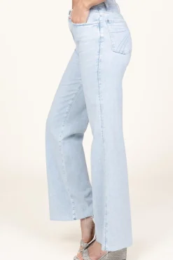 Cheap 7 For All Mankind High Waist Wide Leg Jeans Dojo | Blue... | | Little Soho