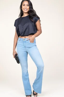 Online Lois Jeans High-Waist Flared Jeans Raval Edge L32 | Blue... | | Little Soho