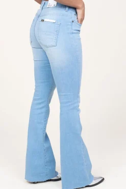 Hot Lois Jeans High-Waist Flared Jeans Raval Edge L34 | Blue... | | Little Soho