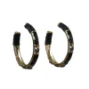 Hot Barong Barong Hoops Saphira Confetti Medium | Black... | | Little Soho