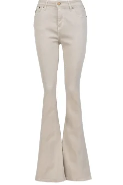 New Lois Jeans Hw Flared Stretch Jeans Raval L34 | Beige... | | Little Soho