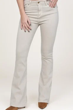 New Lois Jeans Hw Flared Stretch Jeans Raval L34 | Beige... | | Little Soho