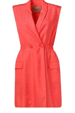 Clearance Twinset Jacquard Blazer Dress Tessa | Pink... | | Little Soho