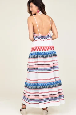 Best Sale Devotion Jacquard Maxi Dress Oriana | Blue... | | Little Soho