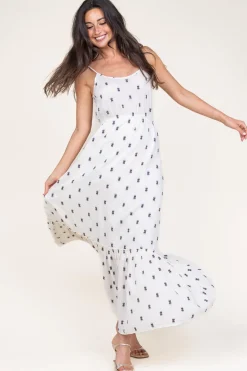 Clearance Lollys Laundry Jacquard Maxi Dress Uno | Natural... | | Little Soho