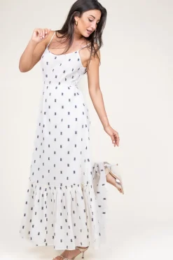 Clearance Lollys Laundry Jacquard Maxi Dress Uno | Natural... | | Little Soho