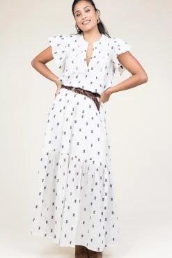 Online Lollys Laundry Jacquard Maxi Skirt Sunset | Natural... | | Little Soho