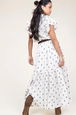 Online Lollys Laundry Jacquard Maxi Skirt Sunset | Natural... | | Little Soho