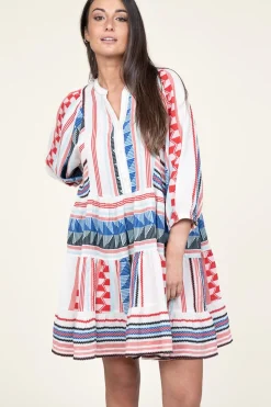 Discount Devotion Jacquard Midi Dress Silvana | Blue... | | Little Soho