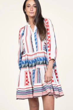 Discount Devotion Jacquard Midi Dress Silvana | Blue... | | Little Soho