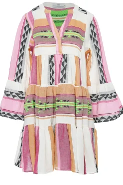 Shop Devotion Jacquard Mini Dress Ella | Pink... | | Little Soho