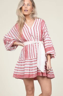 Clearance Devotion Jacquard Mini Dress Isabella | Red... | | Little Soho