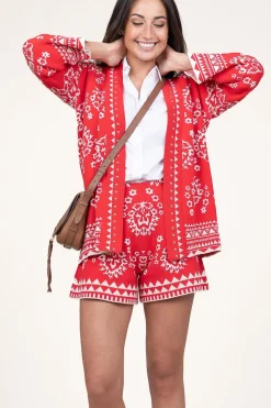 Cheap Liu Jo Jacquard Short Pergola | Red... | | Little Soho