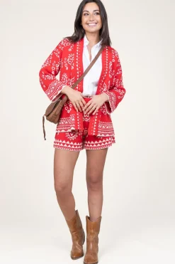 Cheap Liu Jo Jacquard Short Pergola | Red... | | Little Soho