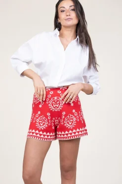 Cheap Liu Jo Jacquard Short Pergola | Red... | | Little Soho